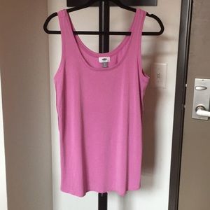 Old Navy Tank w/Scalloped Sides, Size L, Lavender